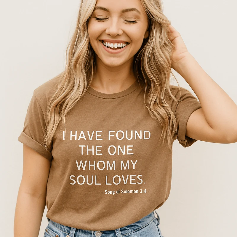 Reusable Found The One Christian T-Shirt for Believers and Faith Enthusiasts Fashionable