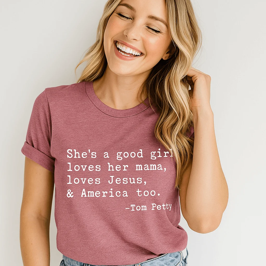Contemporary Good Girl Tee Responsible