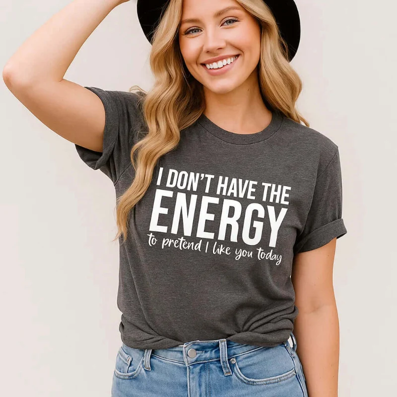 Stylish Energy-Saving T-Shirt High-End