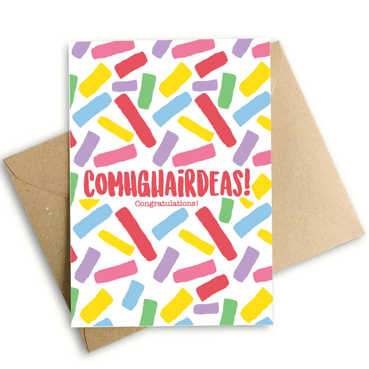 Recyclable Congratulations Greeting Card Fashionable
