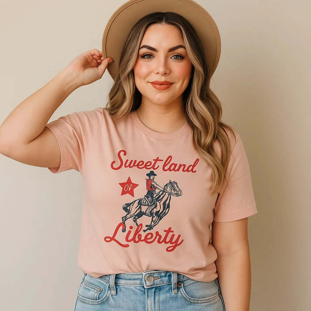 Lightweight Liberty Land T-Shirt Quality