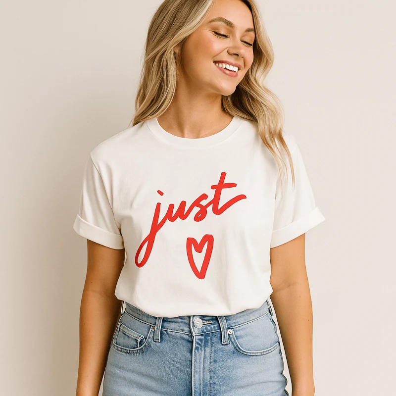 Smart Heart Graphic Tee Clean