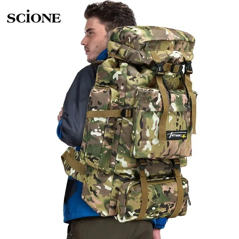 Proven 70L Tactical Camping Bag – Military Backpack for Mountaineering Travel and Outdoor Sports Advanced