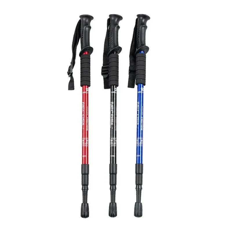 Functional Ultralight Adjustable Non-slip Nordic Walking Sticks Telescopic Hiking Canes for Adults Relaxed