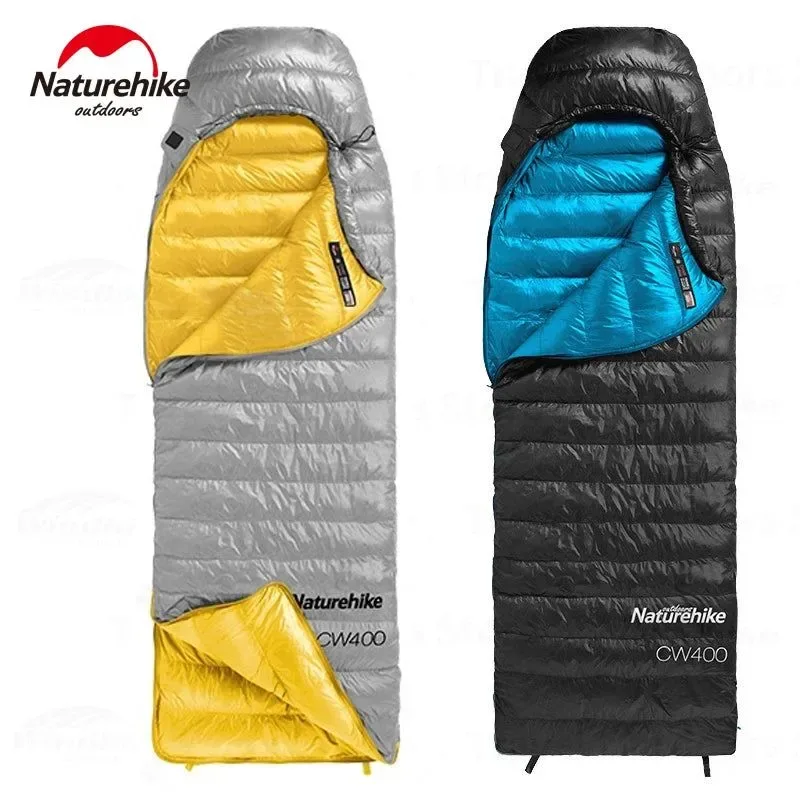 World-Class Winter 750FP Duck Down Hooded Sleeping Bag – Waterproof Ultralight Single for Camping Premium Material