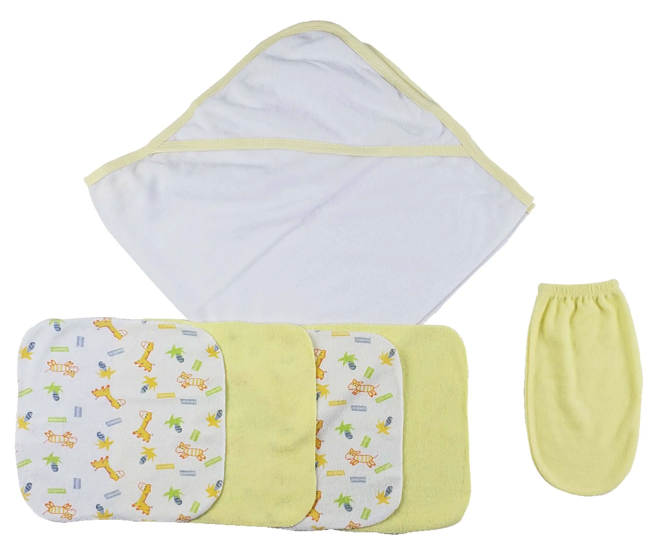 Verified Yellow Baby Towel Set Consistent
