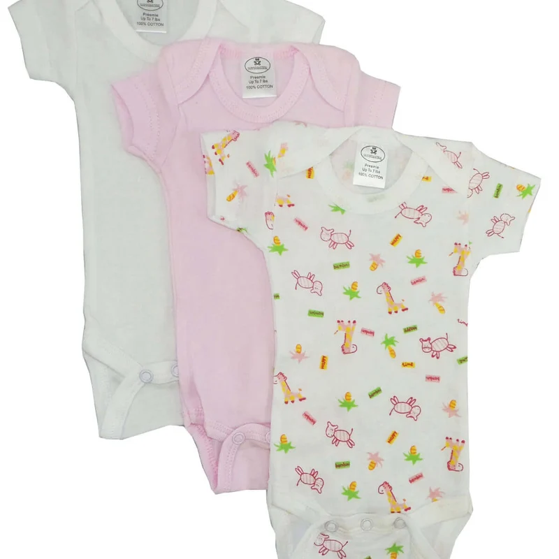 Minimalist Preemie Girls Tees Premium