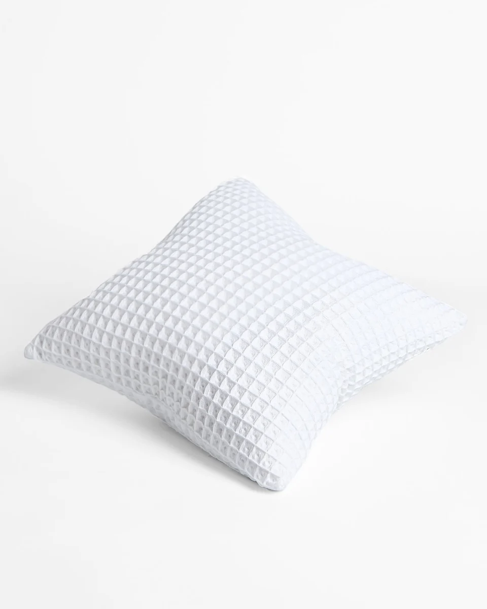 Genuine Foxford Honeycomb Cushion White- Small Original Design