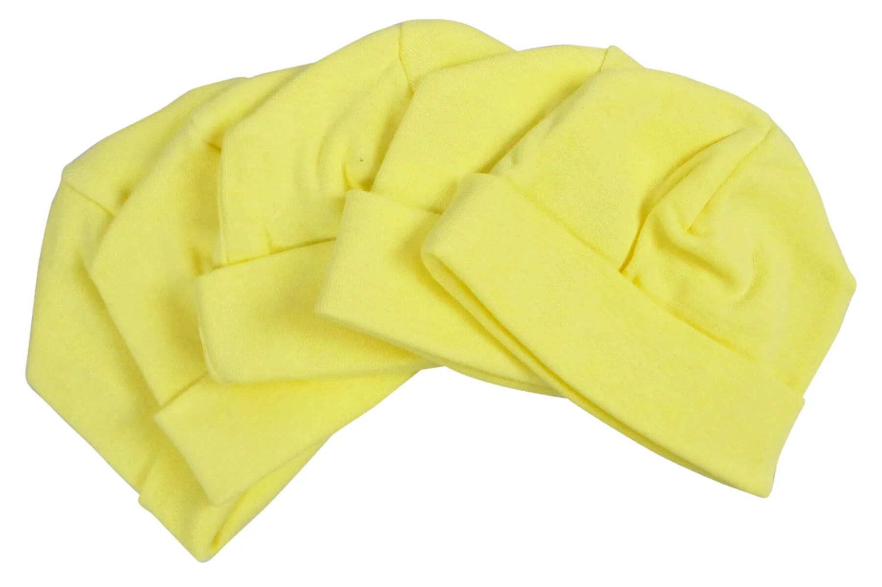 Fashionable Yellow Baby Caps Refined