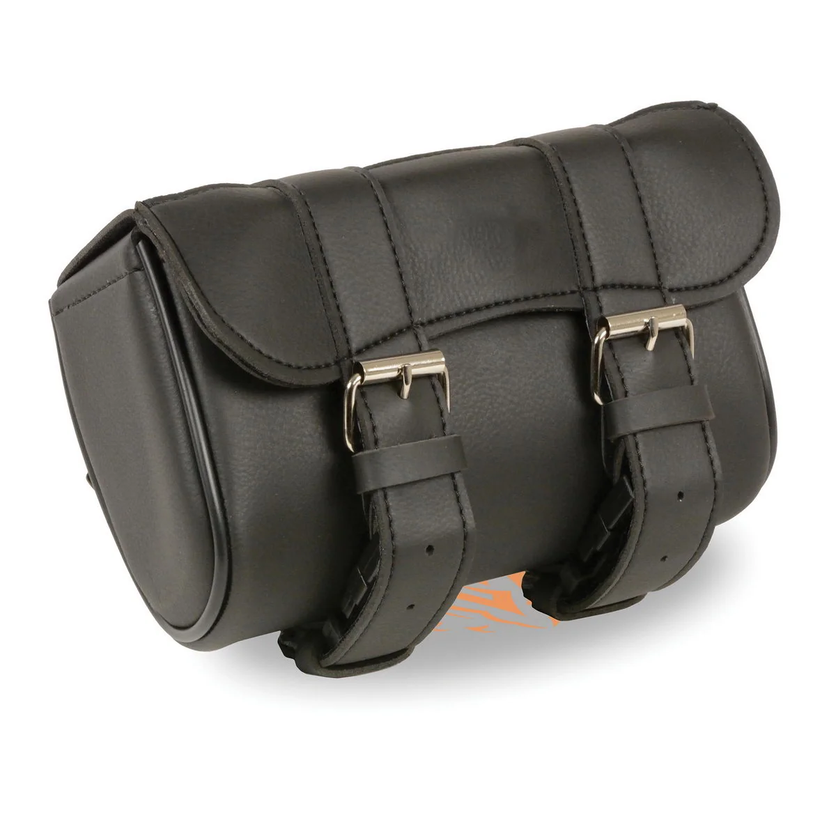 Fine Crafted Milwaukee Leather SH42501 Black Motorcycle PVC Motorcycle Tool Bag Recyclable