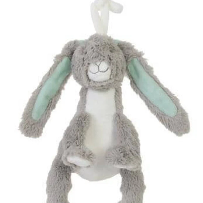 Dependable Grey Bunny Plush Toy Authentic