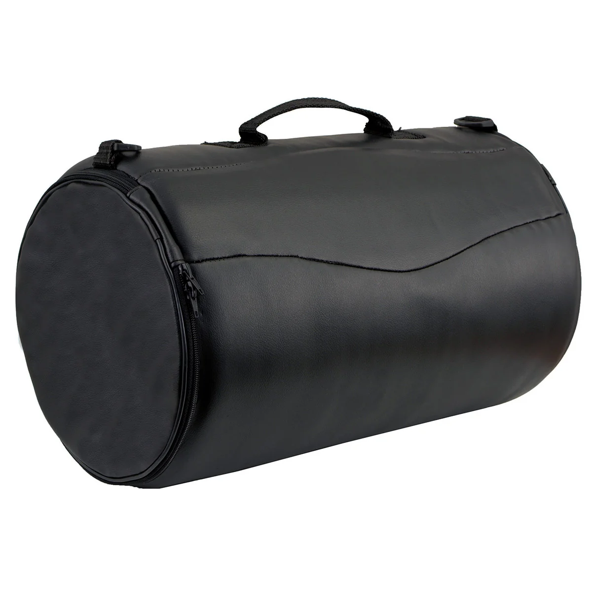 Healthy Milwaukee Leather SH631 Medium Black PVC Sissy Bar Duffle Motorcycle Bag Easy-to-Use