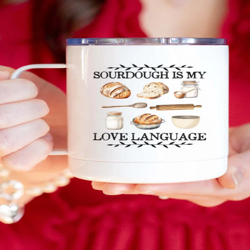 Specialty Sourdough Love Coffee Cup Versatile