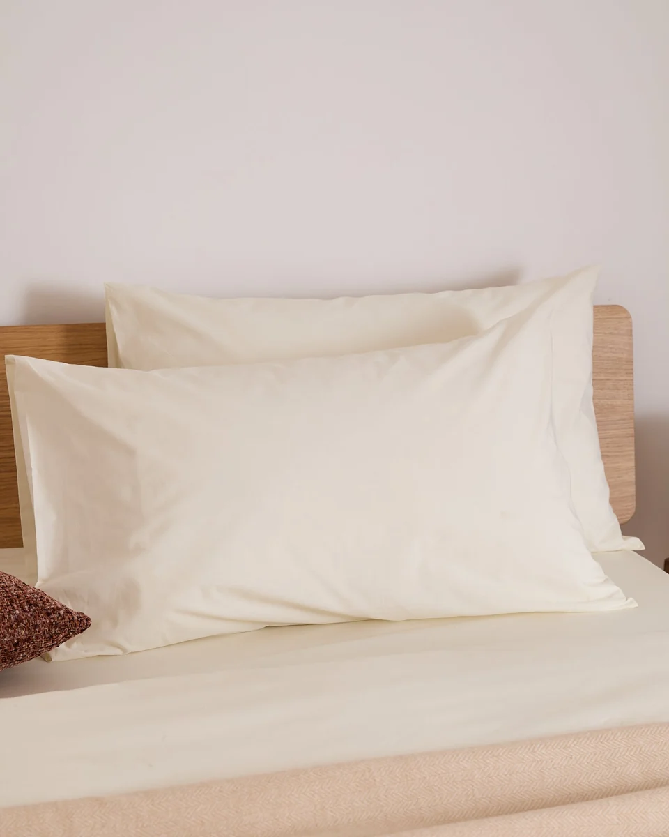 Prestigious Foxford Evelyn Buttermilk Pillowcase Set Natural