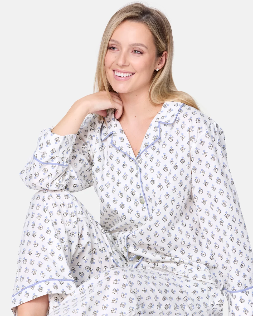 Enhanced Foxford Emma Cotton Pyjama Set Efficient
