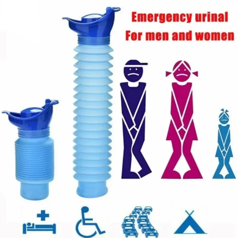 Quality 750ml Portable Shrinkable Adult Urinal – Compact Travel Camping Pee Bottle Comfortable