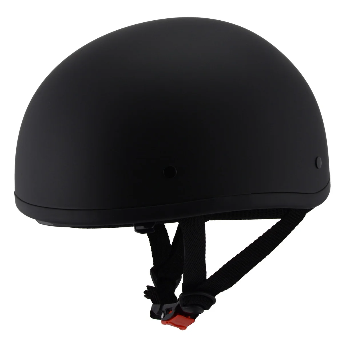 User-Friendly Milwaukee Performance Helmets MPH9850N Novelty ‘Air Stream’ Matte Black Half Helmet with Drop Visor Minimalist