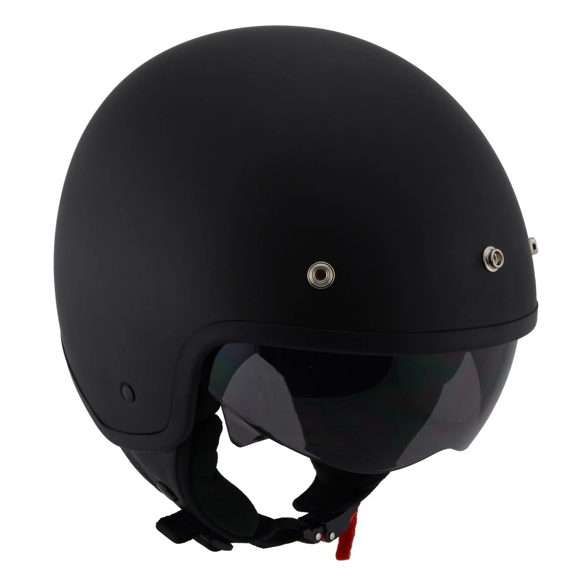 Relaxed Milwaukee Performance Helmets MPH9700DOT Accelerator 3 4 Open Face Matte Black Helmet Optimized