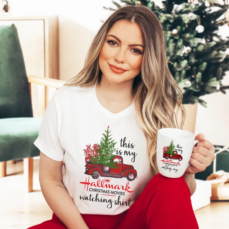 Authentic Unisex Christmas Movie T-Shirt for Hallmark Movie Lovers Traditional