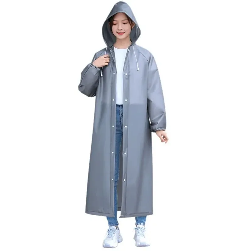 Modern Waterproof Travel Raincoat – Hooded Poncho for Fishing Camping Smooth
