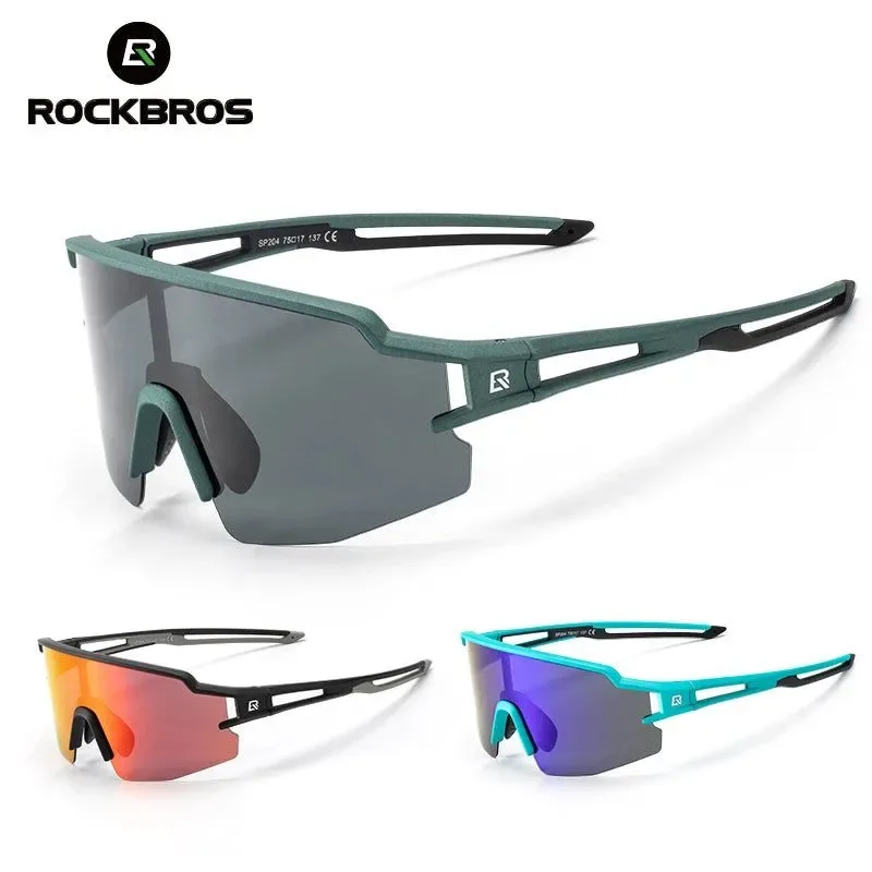 Top-Quality UV400 Polarized Photochromic Cycling Glasses – I for Biking Fishing Hiking Authentic