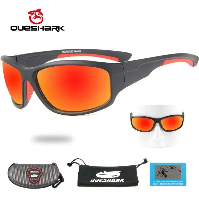 Fine QUESHARK Men Women Polarized Sunglasses Cycling Eyewear Bicycle Goggles Driving Riding MTB Road Bike Hiking Fishing Glasses Outstanding
