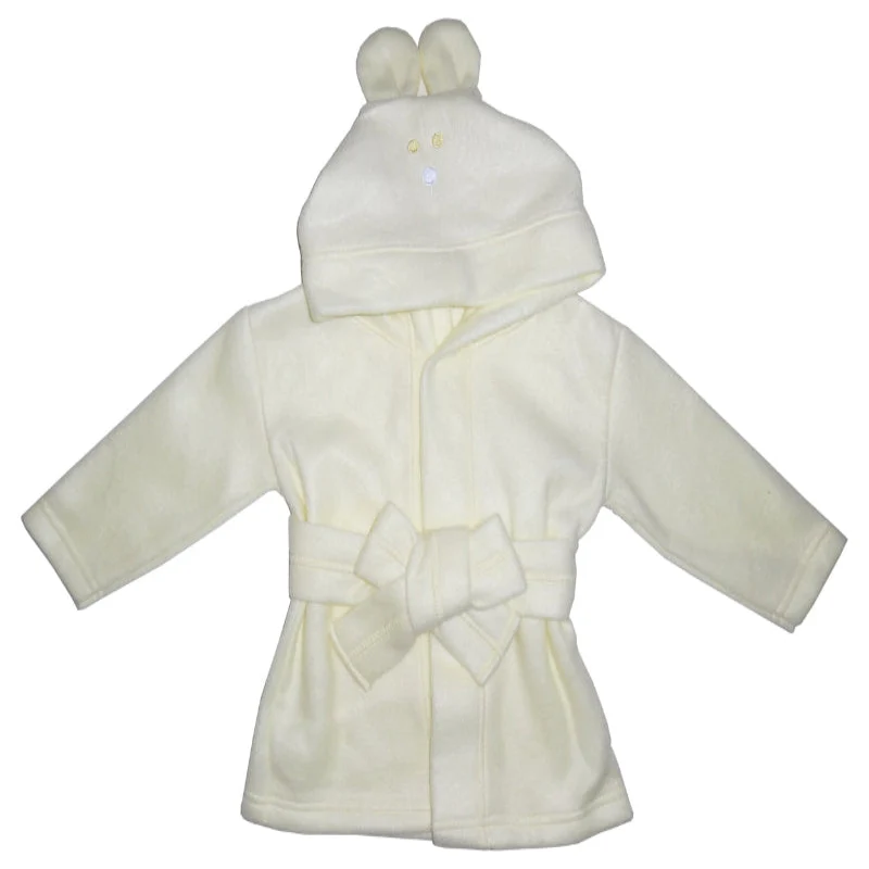 Consistent Yellow Baby Fleece Robe Elite
