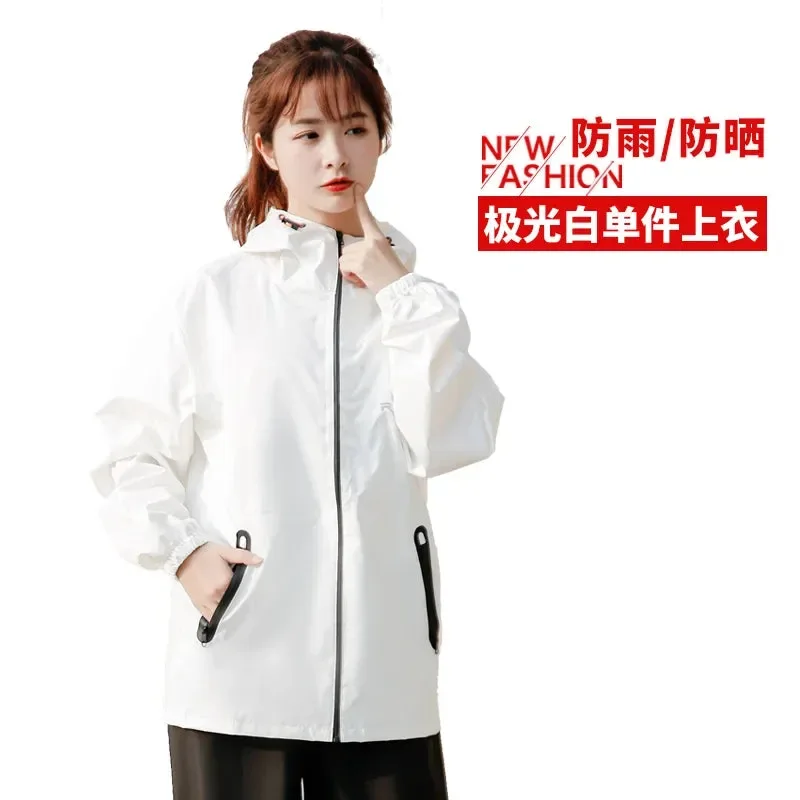 High-End Lightweight Hooded Raincoat and Pant Suit – Waterproof Polyester Rainwear for Motorcycle Cycling Hiking and Travel Next-Generation