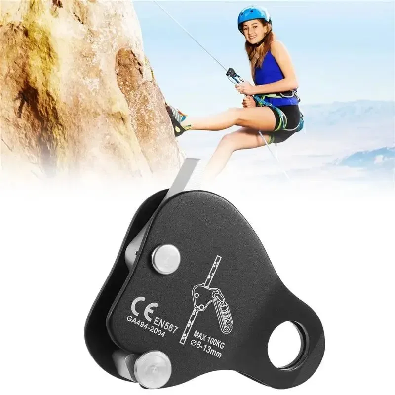 High-Performance High-Strength Self-Locking Climbing Rope Grab – Fall Protection Ascender and Belay Device Trendy