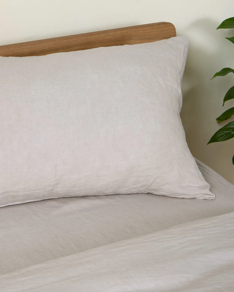 Authentic Foxford Nacre Pure Linen Pillowcase Convenient