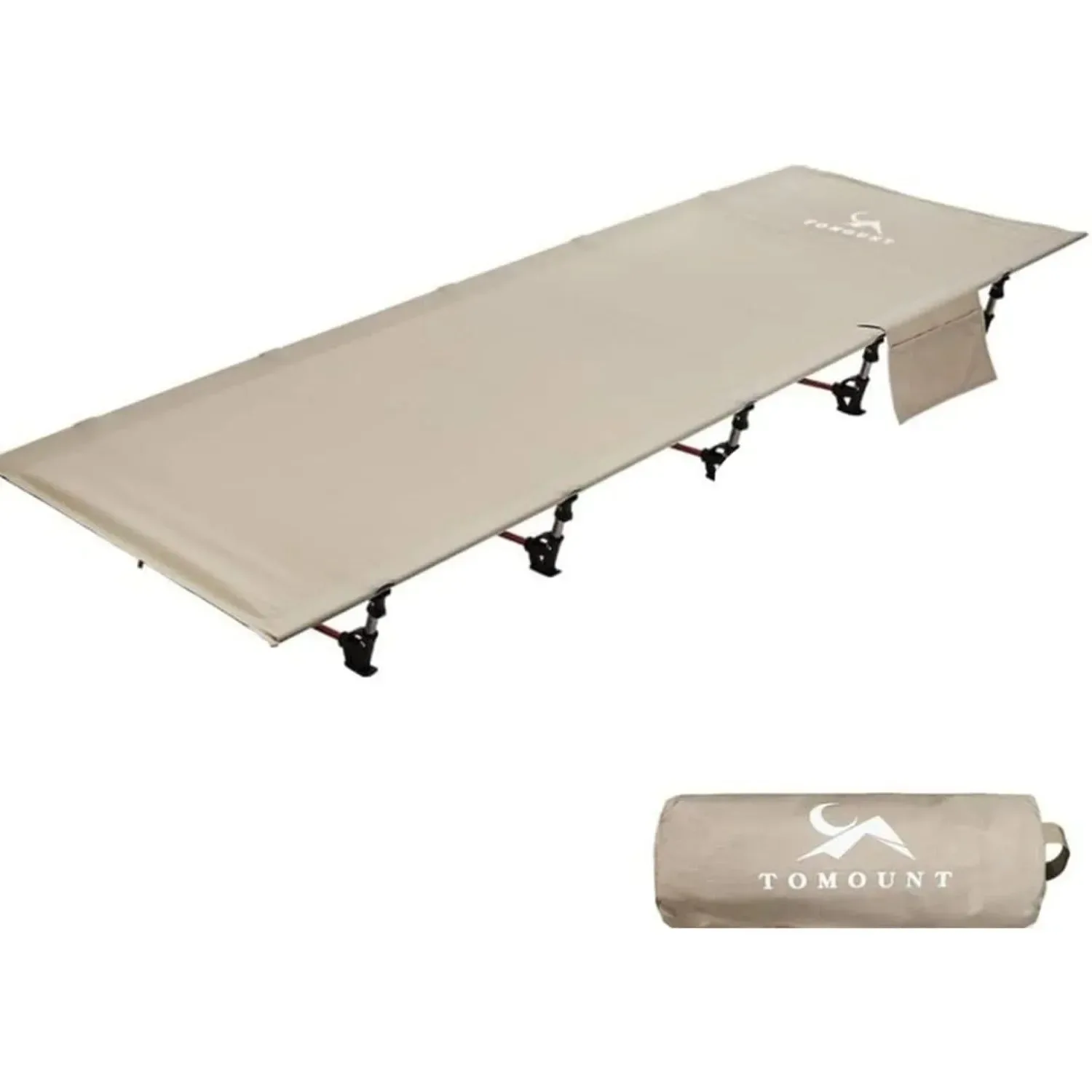 Refined Ultralight Compact Camping Cot – Lightweight Folding Cot for Backpacking Hiking and Travel Reliable