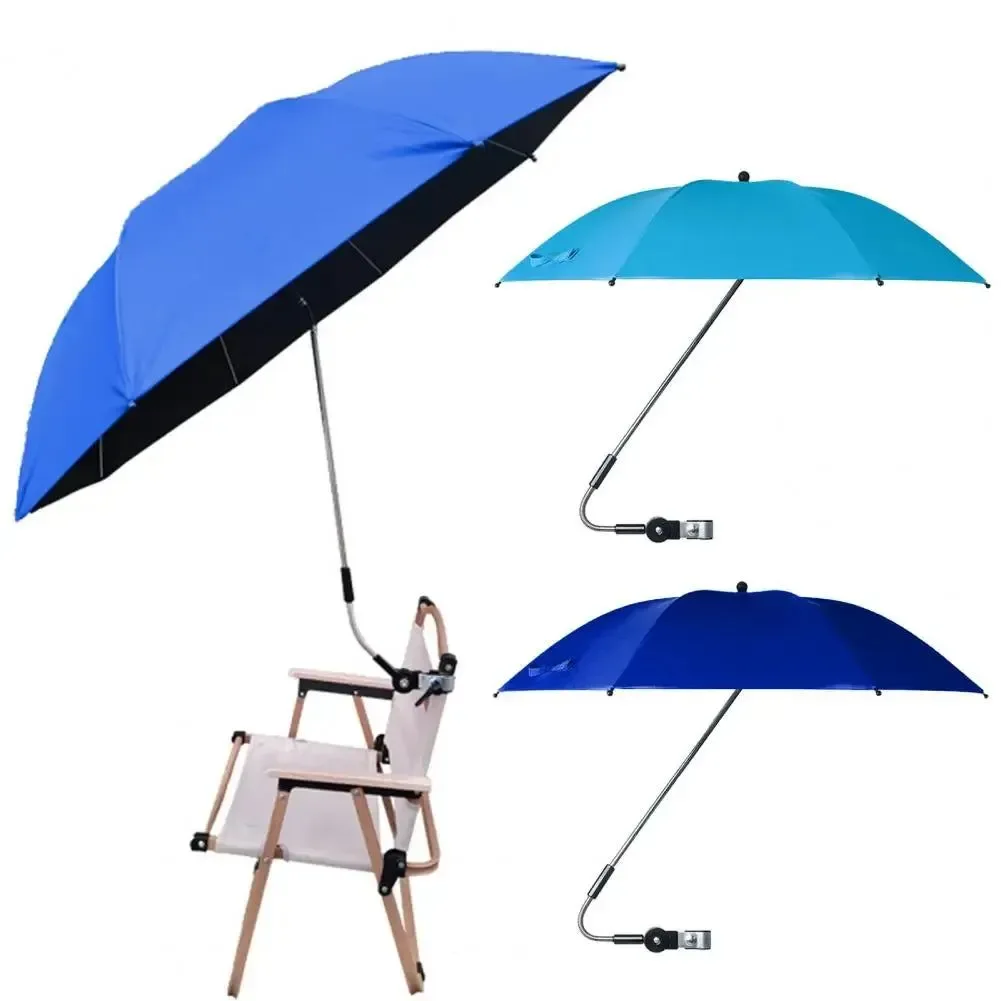 Exclusive Portable Chair Umbrella with Clamp – UV Protection Waterproof Parasol for Camping Fishing Beach Superior
