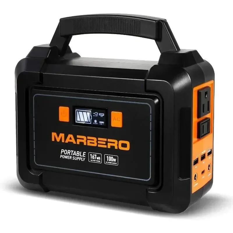 Comfortable 200W Portable Solar Generator – 167Wh Battery Power Supply with 110V AC Outlet About this item Secure