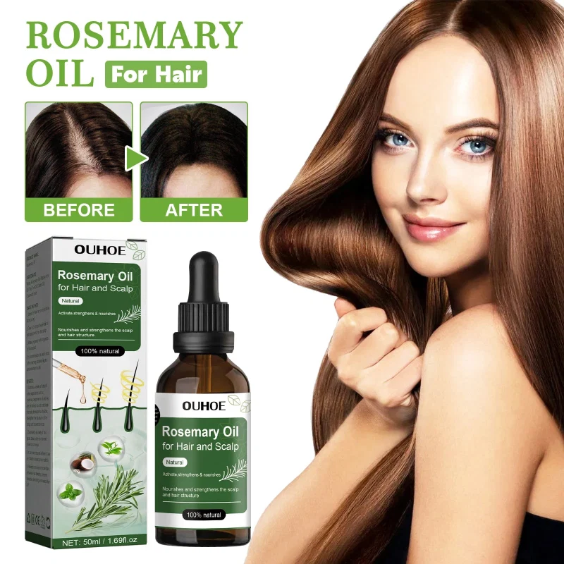 Original OUHOE Rosemary Oil for Hair and Scalp 50ml Flexible