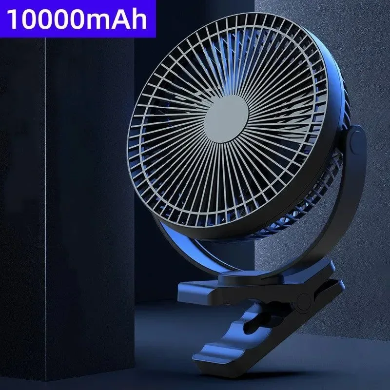 Enhanced USB Rechargeable Wireless Table Ceiling Fan – 10000mAh Battery 4-Speed Adjustable Trusted