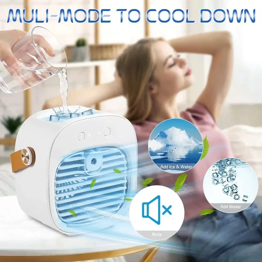 Elegant Portable Rechargeable Mini Personal Air Conditioner for Outdoor – Stay Cool Anywhere Unique