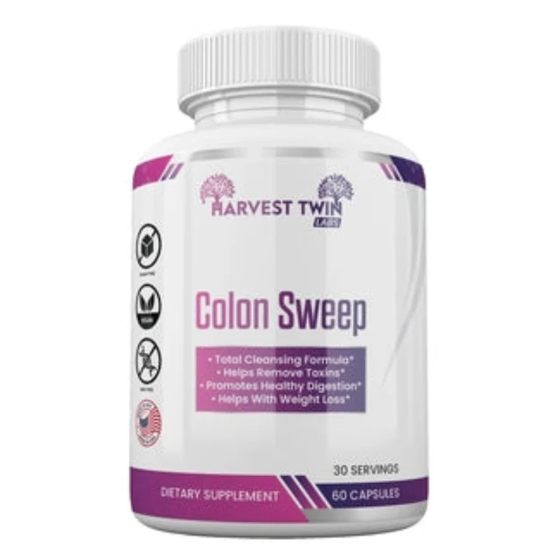 Healthy Harvest Twin Colon Sweep – 60 Capsules Refined