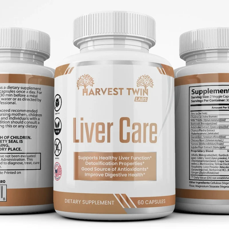 Authentic Harvest Twin Labs Liver Care Dietary Supplement – 60 Capsules Powerful