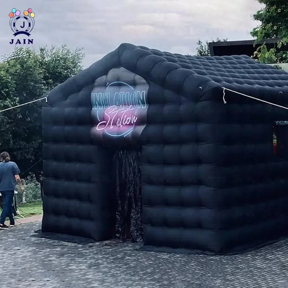 High-Grade Inflatable Cube Disco Tent – 20x20ft Portable Party Pavilion with 950W Blower Fine Crafted