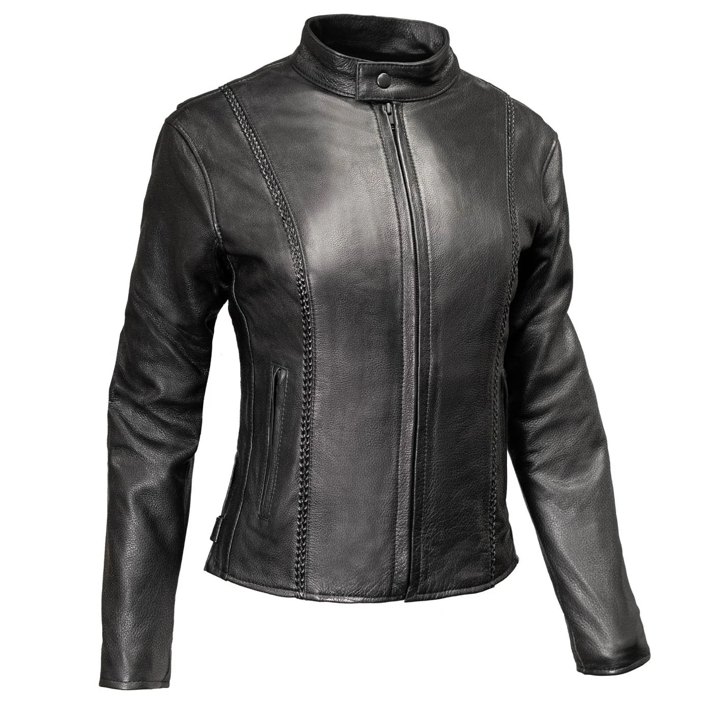 Superior Milwaukee Leather USA MADE MLJKL5002 Women’s Black Pristine Premium Motorcycle Leather Jacket Verified