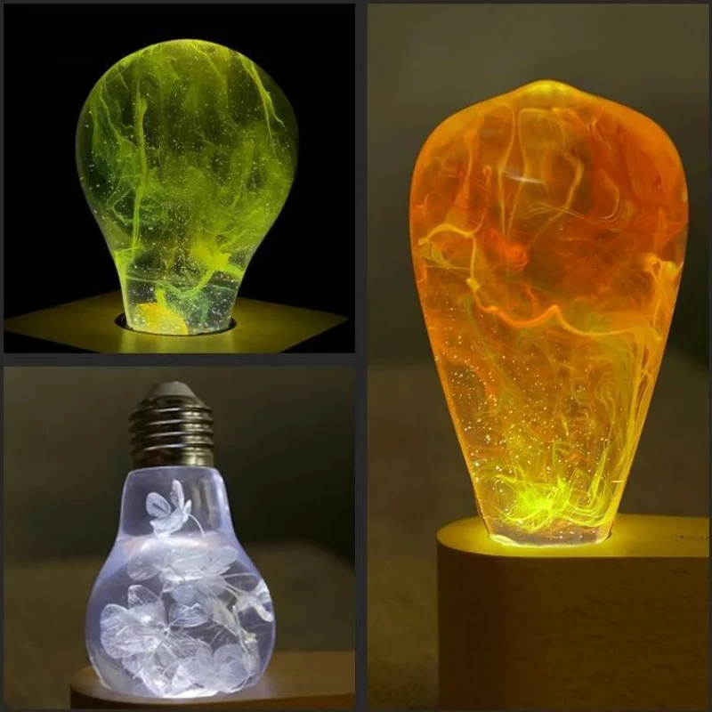 Premium Artistic LED Resin Light Bulb Decorative Lamp High-Quality