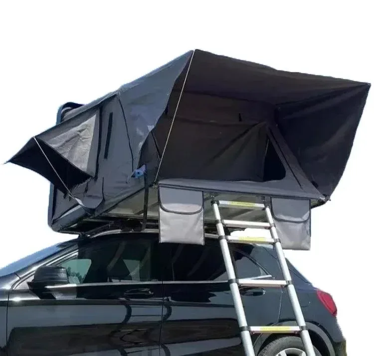 First-Class Spacious 2-Person Black Hard Shell Roof Top Tent – 3000mm Waterproof Folding SUV Camping Tent Outstanding