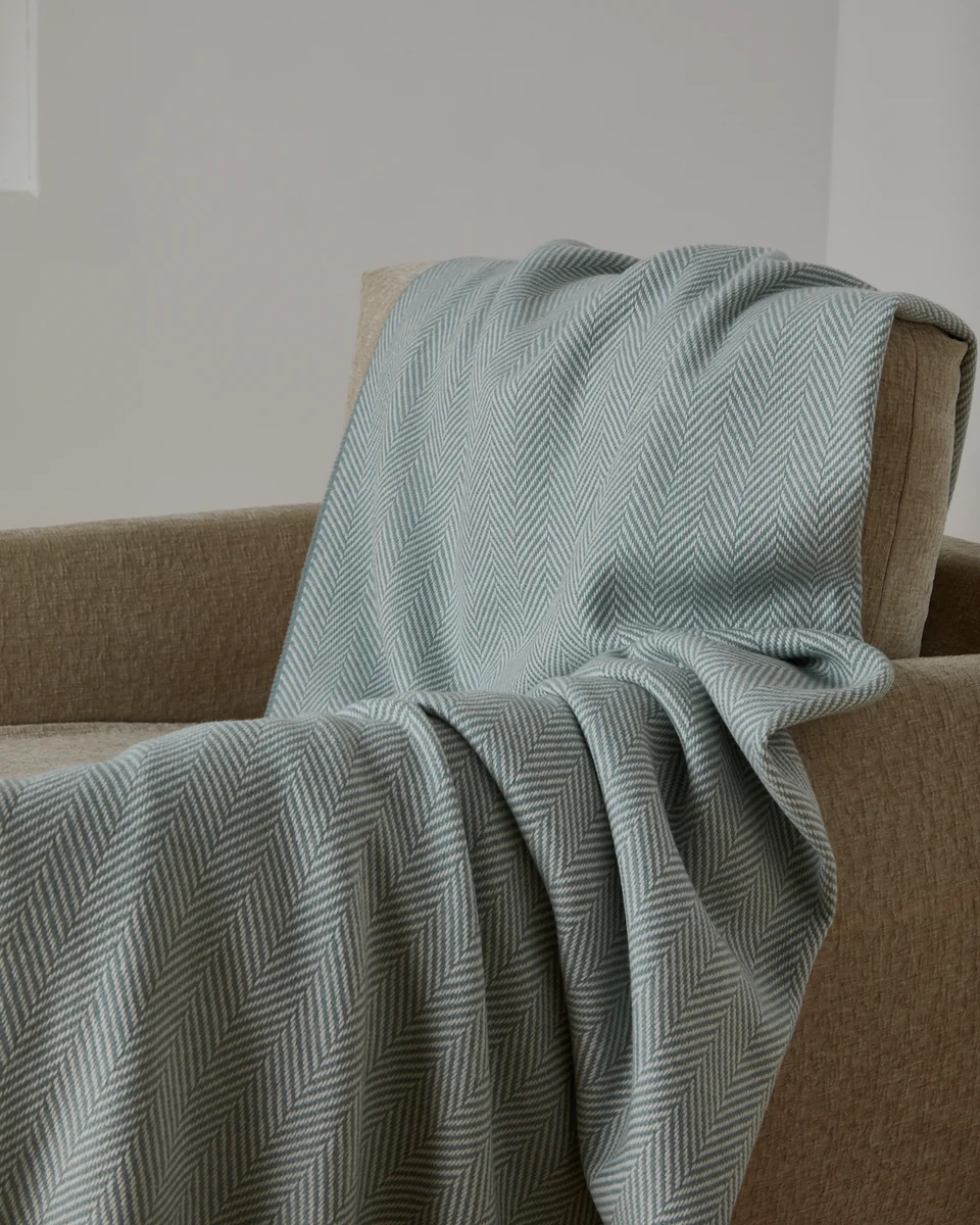 Functional Foxford Achill Cashmere and Lambswool Throw Next-Generation