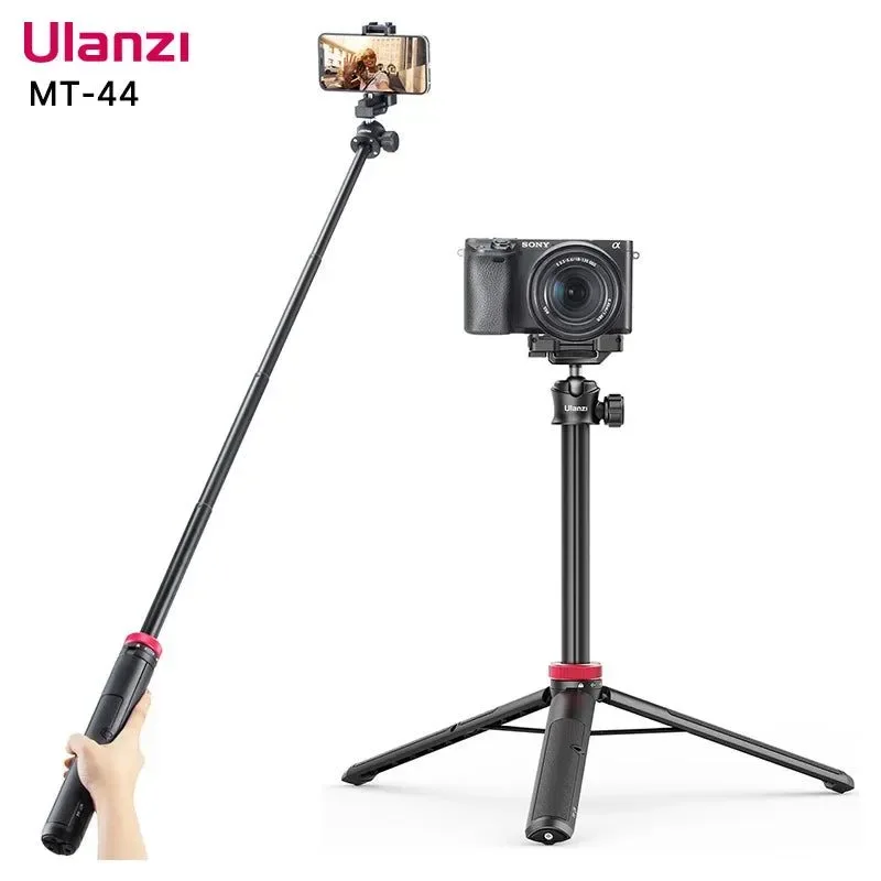 Fast Extendable Vlog Tripod Stand with Phone Mount – 42 for DSLR Smartphone GoPro Effective
