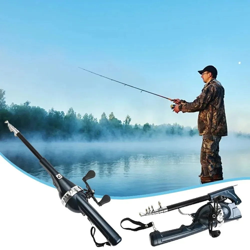 Excellent Carbon Fiber Telescopic Fishing Rod – Portable Foldable Spinning Rod with Reel Expertly Made