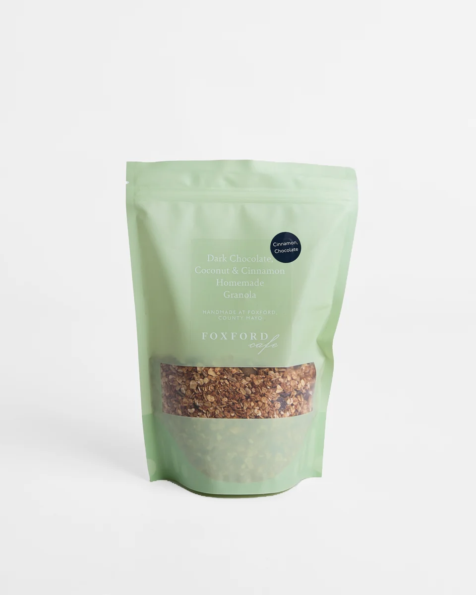 Expertly Made Foxford Dark Chocolate Coconut Cinnamon Granola Effective