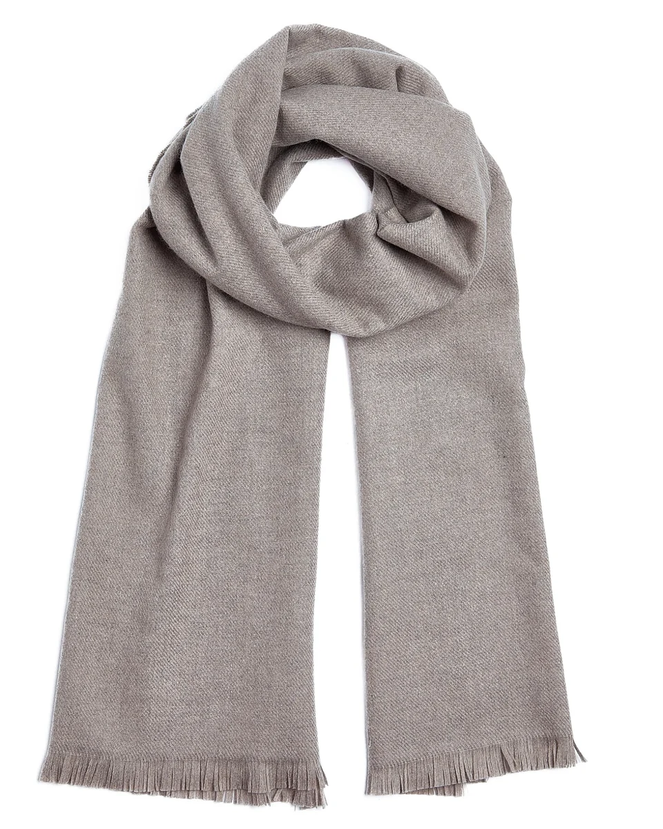 Fashionable Foxford Mink Fine Wool Cashmere Blend Scarf Carefully Designed