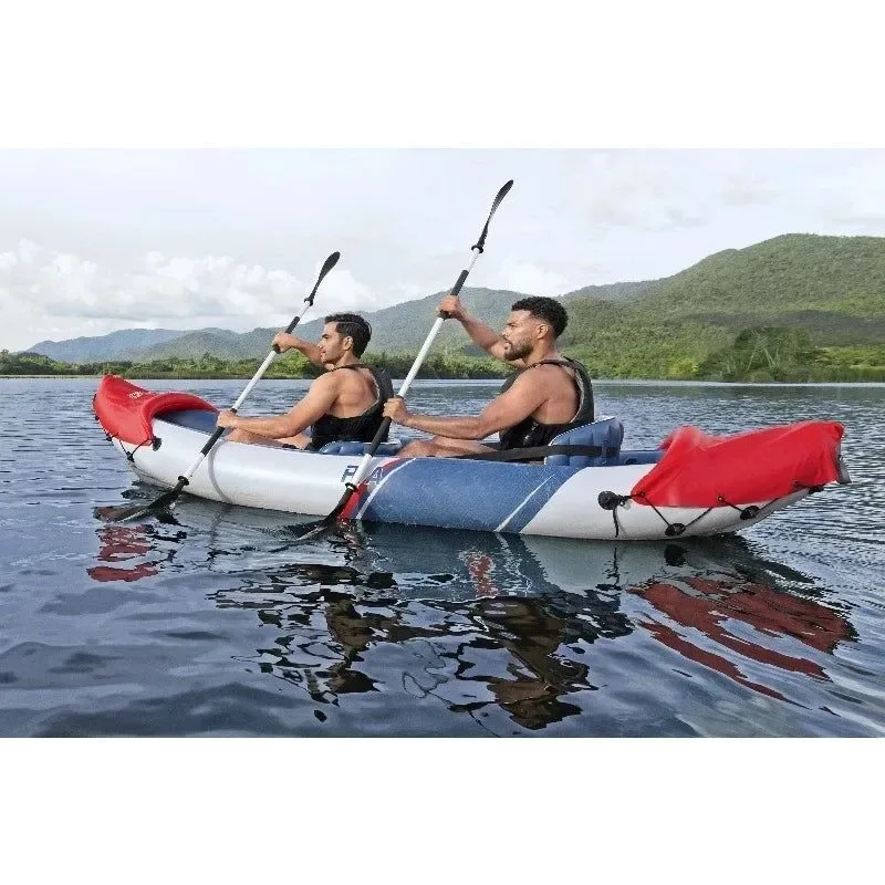 Secure Inflatable 2-Person Fishing Kayak – Lite-Rapid Design for Easy Transport Verified