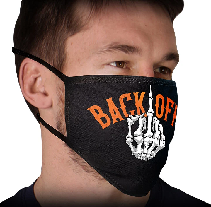 Proven Milwaukee Leather FMD1015 Men’s ‘The Flip’ 100 Cotton Protective Face Mask with Optional Filter Pocket Soft