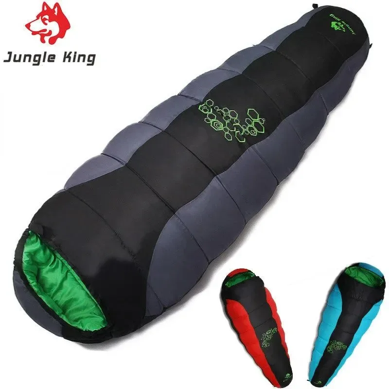 Clean Thickened Cotton Sleeping Bag for Winter 4-Season Mummy Bag with Adjustable Temperature Ratings Crafted
